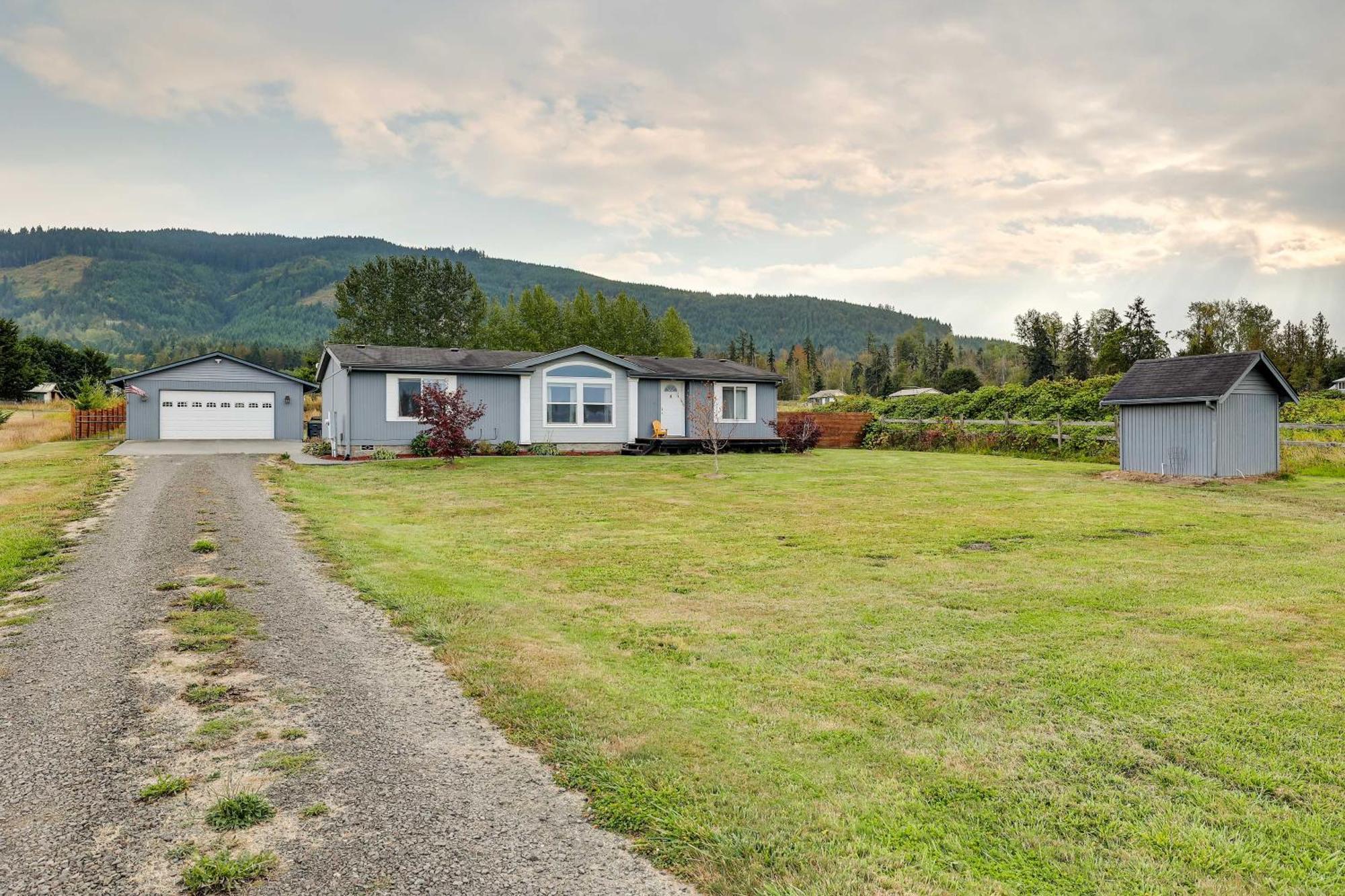 Serene Sequim Retreat With Deck Pets Welcome! Exterior foto